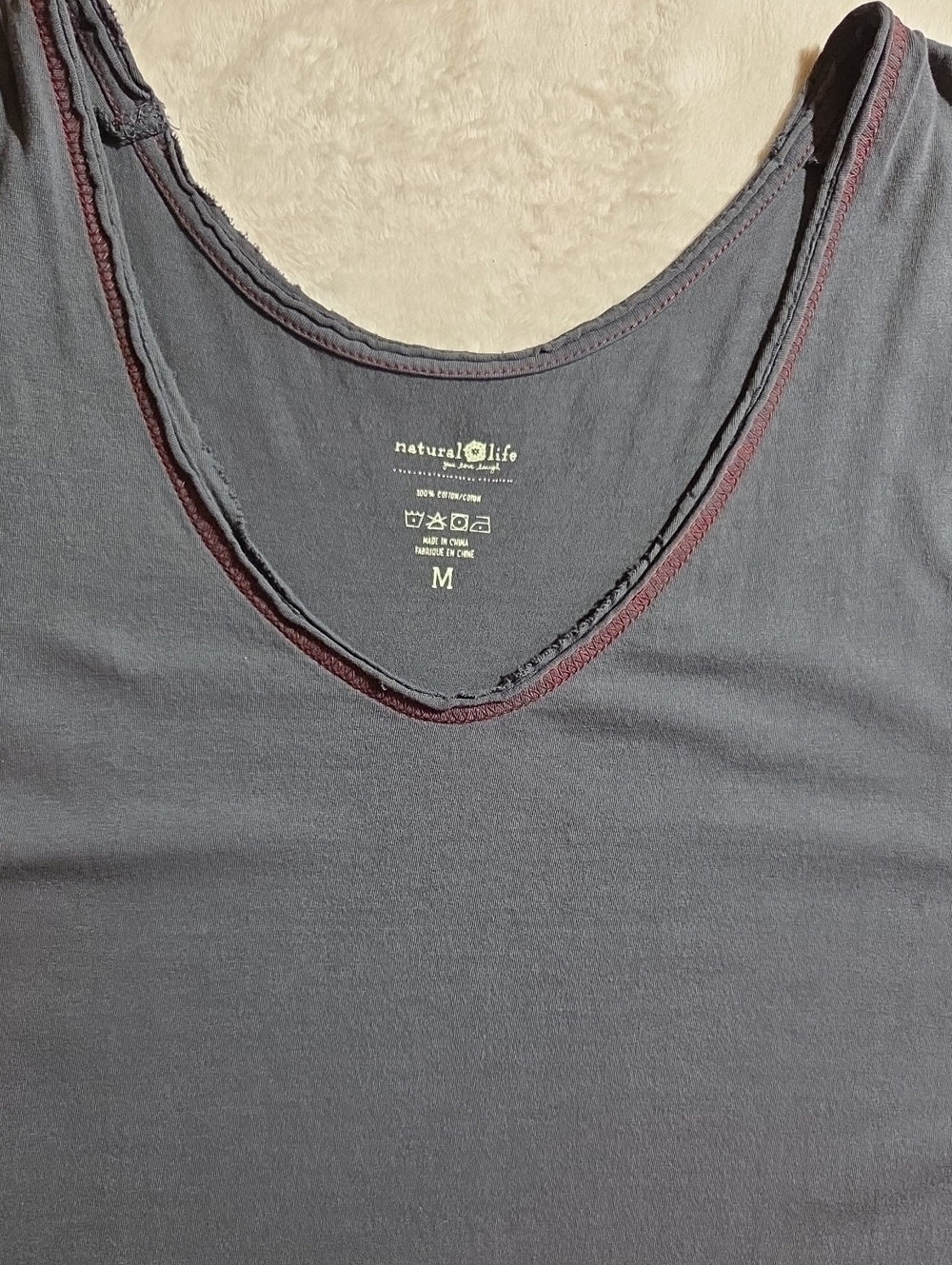 NATURAL LIFE Hangout Dress Charcoal Gray Size M - Picture 4 of 7
